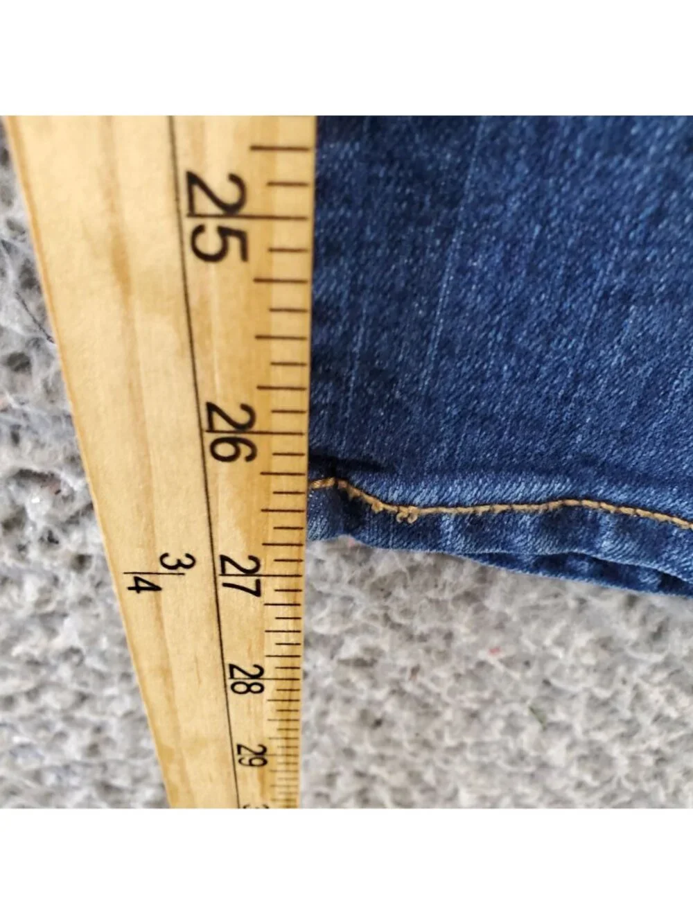 Old Navy Jeans Womens 16 Short Blue Curvy Straight Mid-Rise Stretch